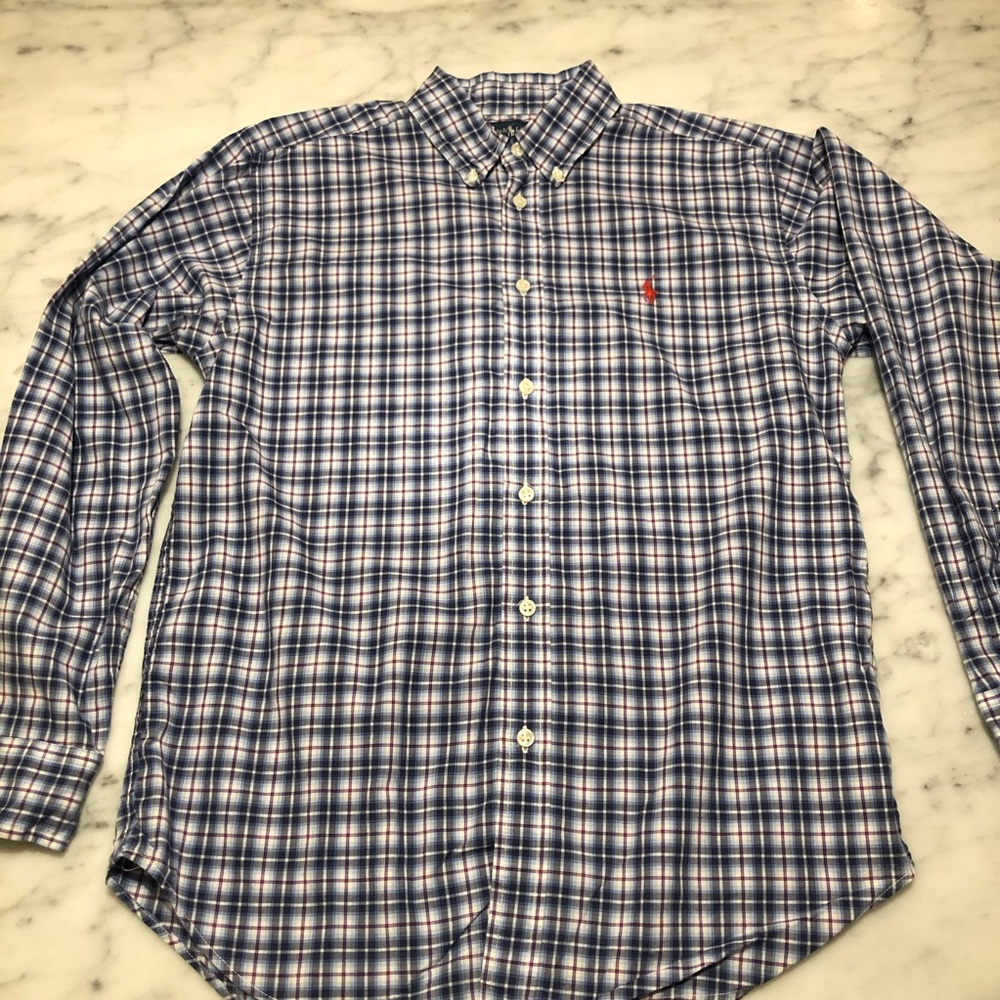 Ralph Lauren 100% cotton poplin button down